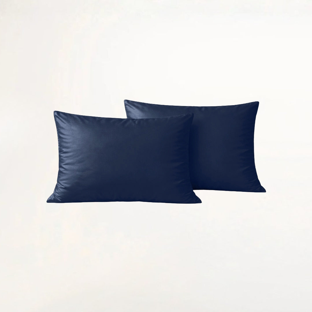 Marineblauw Bamboe Kussensloop