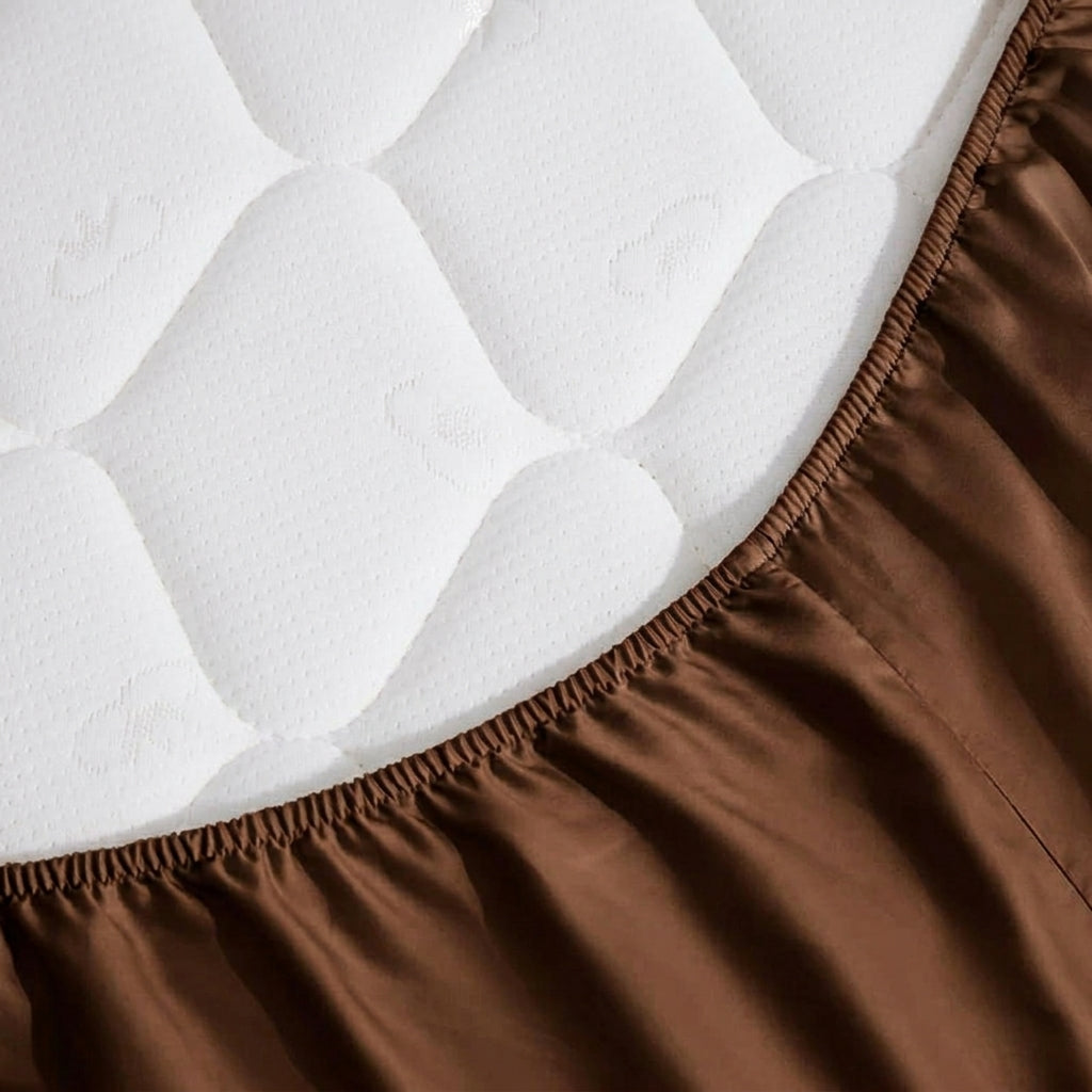 Chocolade Bamboe Hoeslakens