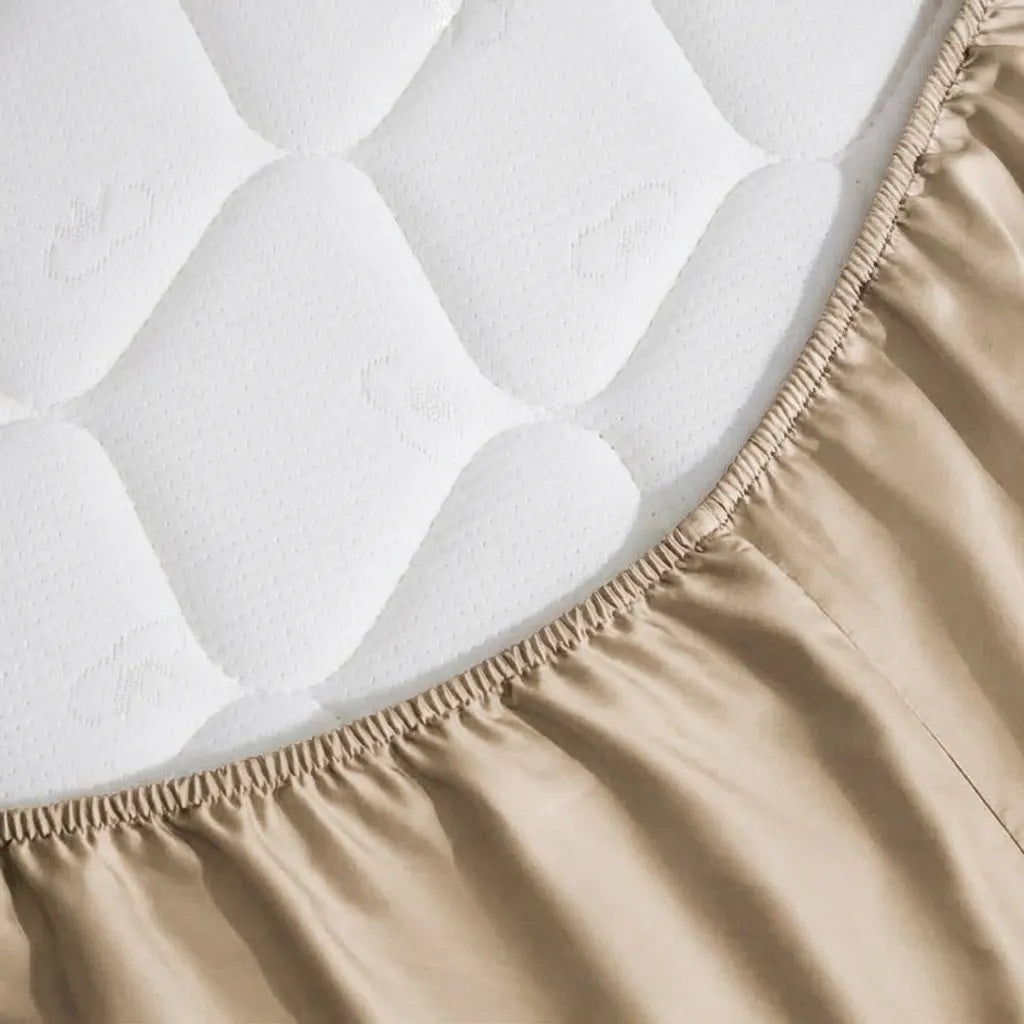 Licht Nougat Bamboe Hoeslaken