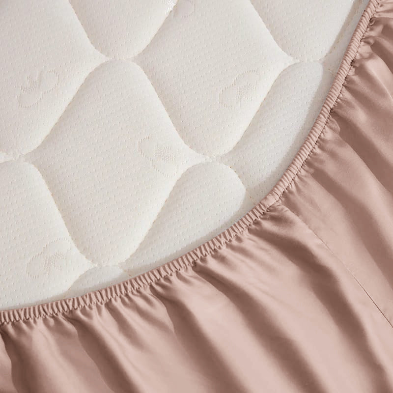 Roze bamboe Hoeslakens