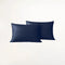 Marineblauw Bamboe Kussensloop