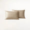 Beige Bamboe Kussensloop