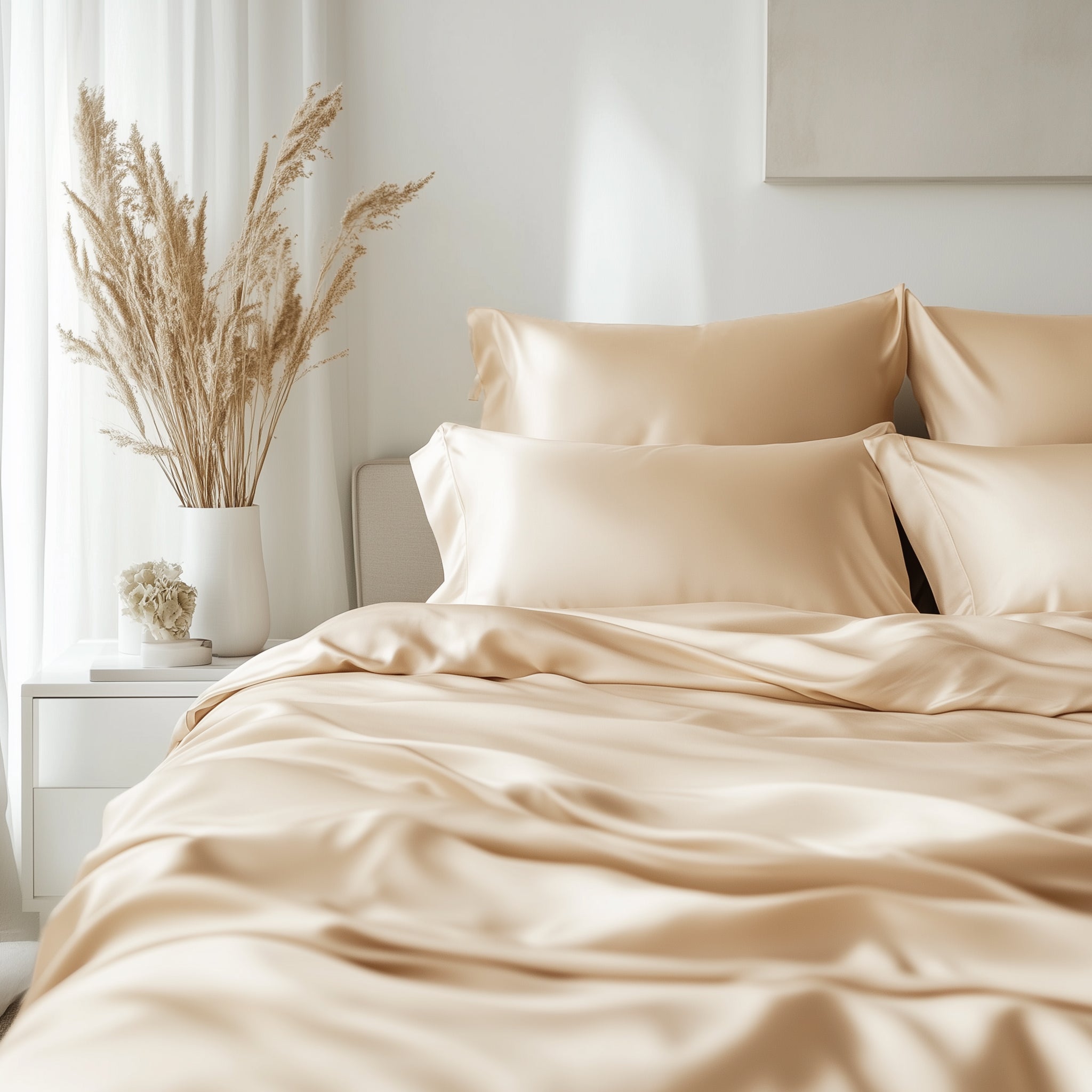 Beige Bamboe Beddengoed
